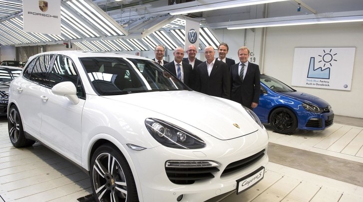 Porsche Cayenne at VW Osnabruck factory