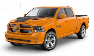 2015 Ram 1500 Ignition Orange Sport & Black Sport Editions Limited to 1,000 Units Each