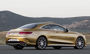 2015 S 63 AMG Coupe (C217) Receives Plausible Rendering