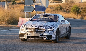 2015 S 63 AMG Coupe C217 Strips More Camouflage
