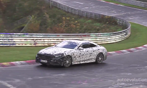 2015 S 63 AMG Coupe Torturing Tires on The Nordschleife