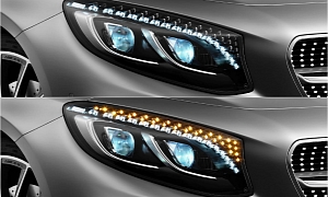 2015 S-Class Coupe (C217) Has Swarovski Crystal Headlights