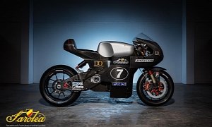 2015 Sarolea SP7 Carbon Electric Superbike Unveiled for Isle of Man TT Action