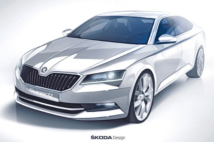 2015 Skoda Superb rendering