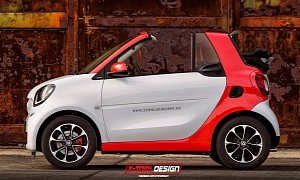 2015 smart fortwo cabrio Rendering