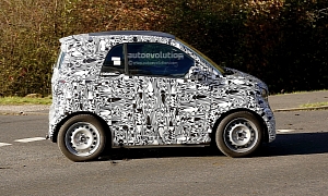 2015 smart fortwo Caught Driving Into The Woods