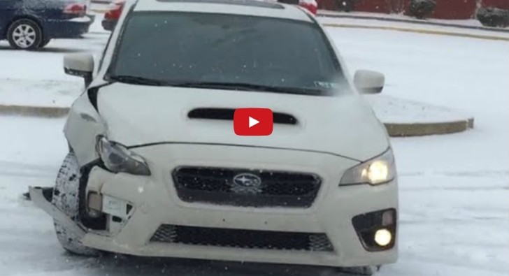 2015 Subaru WRX crash