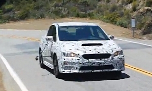 2015 Subaru WRX Prototype Caught Testing