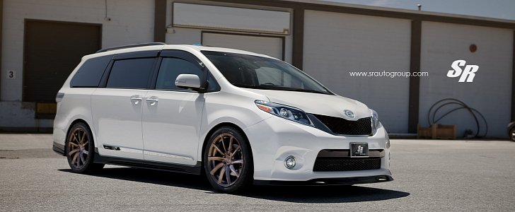 2015 Toyota Sienna on PUR Wheels Looks Unexpectedly Sporty