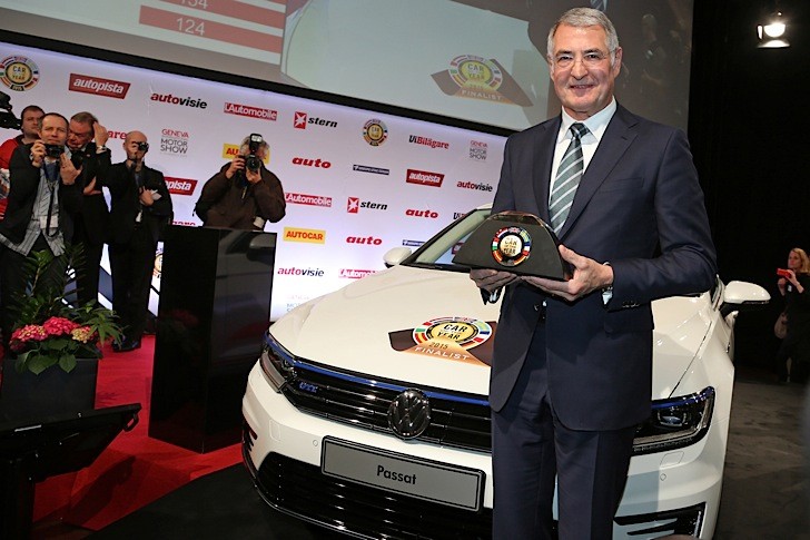 2015 Volkswagen Passat Is Europe's New Car of the Year