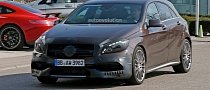 2016 A45 AMG Facelift Testing in Oriental Brown, Gets Ready to take on Golf R400