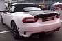 Fiat 124 Spider Abarth Exhaust Sound Is as Mean as Expected