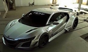 2016 Acura NSX Gets Liberty Walk Kit, but Is It Real?