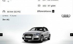 Updated: 2016 Audi A1 Gains 1.0 TFSI with 82 HP, Has Lost 1.8 TFSI