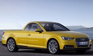 2016 Audi A4 Embraces the Pickup Treatment, Looks Like a German El Camino