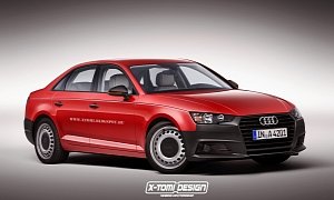 2016 Audi A4 Rendered in Base-Spec Trim, Instantly Becomes Undesirable