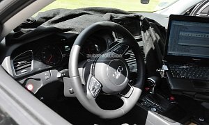 2016 Audi A4 Spyshots Reveal New MMI Infotainment Display