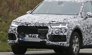 2016 Audi Q7 Spied with Matrix LED Headlights for the First Time
