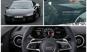 2016 Audi R8 Interior Revealed In Latest Spyshots