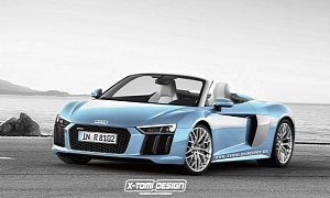 2016 Audi R8 Spyder Rendered… in Different Colors