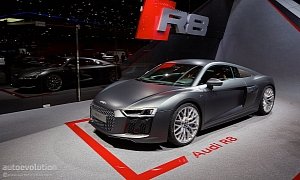 2016 Audi R8 V10 Reveals the Next Era of German Supercars in Geneva <span>· Video</span> , Live Photos