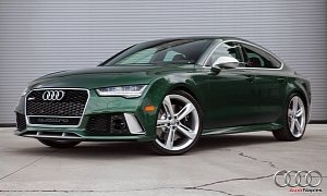 2016 Audi RS7 in Verdant Green Looks like a Bentley