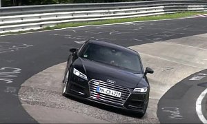 2016 Audi TT-RS Continues Testing with 2.5 TFSI under TTS Disguise