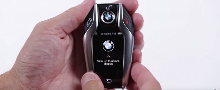 2016 BMW 7 Series Display Key Functions Showcased – Video - autoevolution