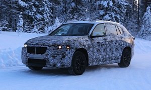 2016 BMW F48 X1 7-Seater Spied During Winter Testing