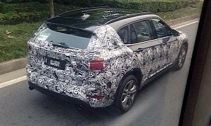 2016 BMW F48 X1 Long Wheelbase Spied in China