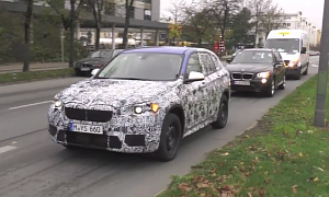 2016 BMW F48 X1 Spied Testing