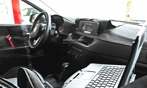2016 BMW F52 1 Series Sedan Interior Spied, Looks Like the Active Tourer