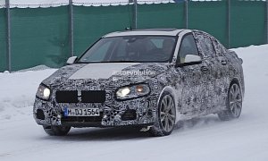 2016 BMW F52 1 Series Sedan Spotted Winter Testing