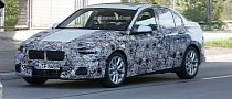2016 BMW F52 1 Series Spied with Production Headlights