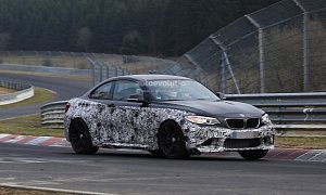 2016 BMW F87 M2 Spotted Nurburgring Testing in Production Guise