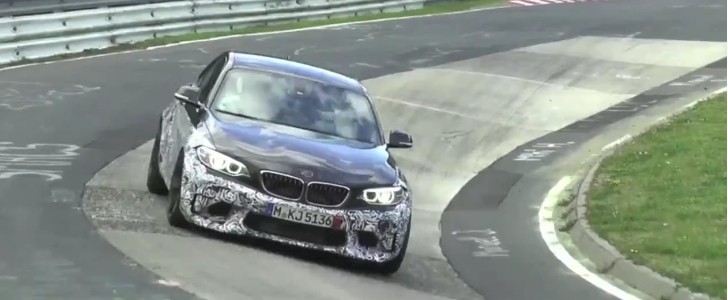 2016 BMW M2 Coupe F87 Full Throttle Exhaust Heard on Nurburgring