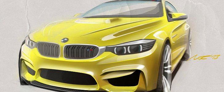 BMW M4 Coupe Sketch