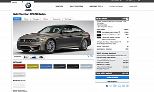 2016 BMW M3 Configurator Almost Online