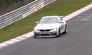 2016 BMW M4 GTS Filmed Testing on the Nurburgring