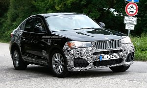 2016 BMW X4 M40i Spotted Testing for the First Time