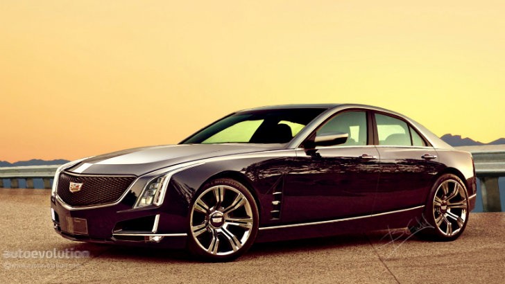 2016 Cadillac CT6 rendering by autoevolution