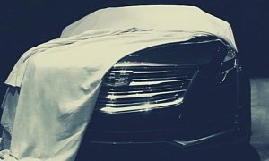 2016 Cadillac CT6 Front Fascia Teased Prior to New York Auto Show Unveiling
