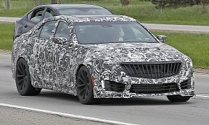 2016 Cadillac CTS-V Spied, Might Get Twin-Turbo V8