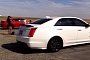 2016 Cadillac CTS-V vs. 2015 Dodge Charger Hellcat Drag Race Ends In Humiliation