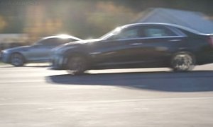 2016 Cadillac CTS-V vs. BMW M5 Drag Race Is a Worthless Struggle