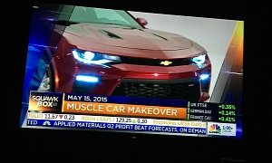 UPDATE: 2016 Chevrolet Camaro Leaked Photos via CNBC’s Squawk Box Morning Show