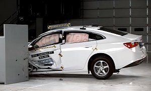 2016 Chevrolet Malibu Rated Top Safety Pick+ by the IIHS