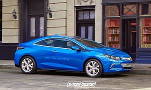 2016 Chevrolet Volt Coupe Rendered: Good Enough to Replace the ELR?