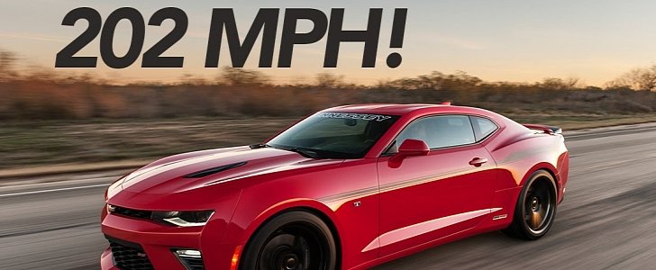 2016 Camaro SS Tuned by Hennessey Reaches 202 MPH