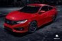 2016 Civic Si Coupe Accurately Rendered. But Is There a Turbo Under the Hood?